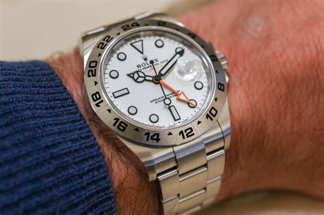 rolex explorer 2 on wrist|226570 lug to.